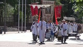 Švč. Kristaus Kūno ir Kraujo (Devintinių) iškilmės procesija. Šiauliai. 2023 m.