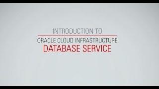 Oracle Cloud Infrastructure Database Service