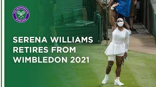 Serena Williams Retires Injured From Wimbledon 2021