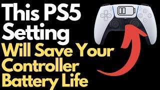 PS5 - Auto Turn Off Controller When Idle to Save Battery