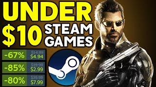 AWESOME STEAM PC GAME DEALS UNDER $10 - SUPER CHEAP STEAM GAMES!