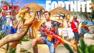 FORTNITE x MEGA MOVIE! 100 Hour Battle Royale in REAL LIFE!