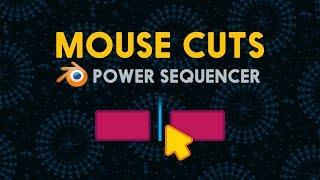 Blender Power Sequencer: Cut and Trim with the Mouse (video editing tutorial)