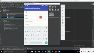 SearchView Listview Android Demonuts