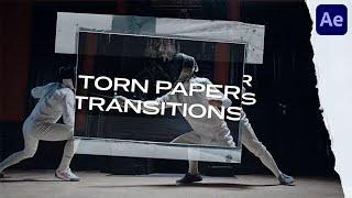 Torn Paper Transitions ( After Effects Template )  AE Templates