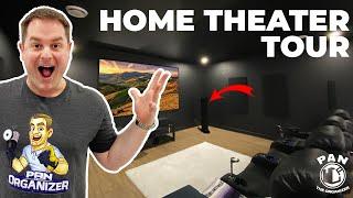 NEW HOME THEATER TOUR !!  4K DOLBY ATMOS SETUP!