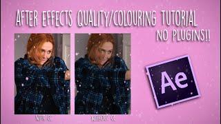 After Effects quality/colouring tutorial (no plugins) | Soph.ae3