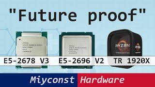  E5-2696 V2, Threadripper 1920X – test and comparison with Ryzen 5 5600X, Xeon E5-2678 V3