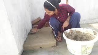 Indian Women making Mitti ka Chulha ||Clay stove ||vlog no 2||