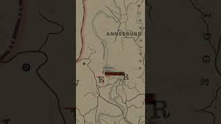 Набросок карты города «Annesburg» | Золото и Сокровища в RDR2