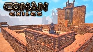 Conan Exiles - BEST BASE IN THE GAME!?! Surviving Conan Exiles!! (Conan Exiles Gameplay)