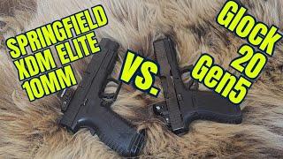 Glock 20 Gen5 vs. Springfield XDM Elite 4.5" 10mm