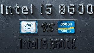 i5 8600 vs i5 8600K Benchmarks | Gaming Tests Review & Comparison