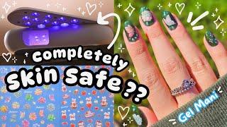 ₊‧꒰ Testing the COOLEST NAIL LAMP I'VE EVER USED!!  ft. MelodySusie Plus20F UV/LED Lamp ꒱‧₊