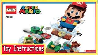 Building Instructions  LEGO®  Adventures With Mario Starter Course @BrainyNerd