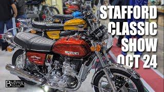 Classic Motorcycle Mechanics Show Stafford October 2024. Filmed in high definition.