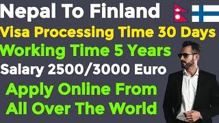 30 दिनमा (Nepal To Finland) Finland Continuous Work Visa 2023/24 Apply Online From Nepal