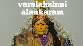 Quick and Easy Varamahalakshmi saree draping & decoration / How to drape saree for varalakshmi pooja