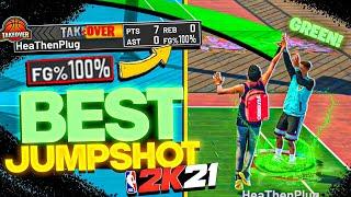 NBA 2K21 BEST JUMPSHOT LAST UNTIL NEXT GEN 100% GREENS!