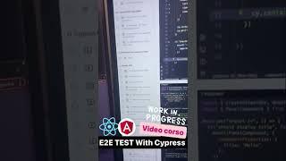 Working on my next video course   about #cypress and #e2e test. #angular #react #vue