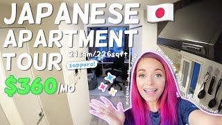 TINY JAPAN APARTMENT TOUR! 21m²/226ft²