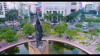 Fly Over Ho Chi Minh City - Saigon - Vietnam Best Aerial Drone Flycam Footage 1080p HD