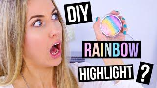 Pinterest Hacks TESTED #12 || DIY Rainbow Highlight?! + Wearable Option!