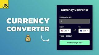 Create a Real-Time Currency Converter with HTML CSS JavaScript and API Integration