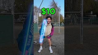 $10 vs. $400 Bat  #baseball