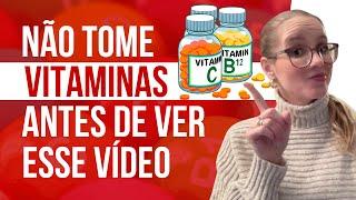 Melhor horário para tonar cada vitamina para ter mais absorção