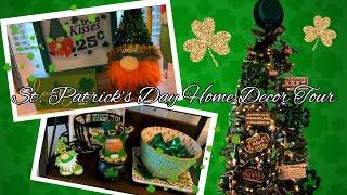 ST PATRICKS DAY HOME DECOR TOUR #hometour #homedecor #homedecoration    March 15 2025