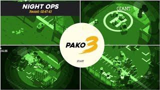 PAKO 3｜NIGHT OPS｜BUG｜Completed (4 stars)｜Gameplay