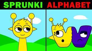 SPRUNKI but FRENCH ALPHABET LORE part 2 | Alphabet lore | Animation