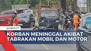 Pengendara Motor Tewas Akibat Tabrakan dengan Mobil