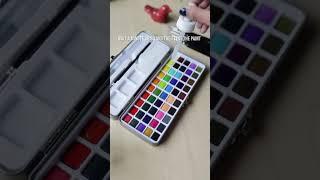 Grabie 50 Watercolor Unboxing & Color Swatching