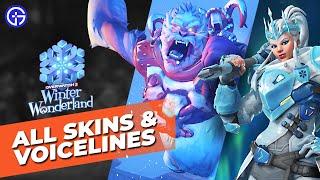 ️Overwatch 2 Christmas Winter Skins & Voice Lines ️ (SHOWCASE) #overwatch2