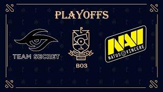  [DOTA 2 LIVE] SECRET VS NAVI . WePlay! Pushka League Season 1: Division 1.