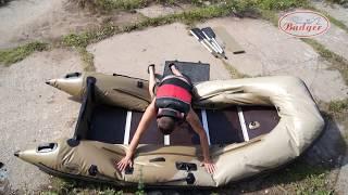 Badger Fishing Line с фанерным пайолом 9 мм: видеоинструкция по сборке и разборке надувной лодки