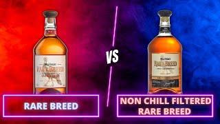 Is Travel-Exclusive Wild Turkey ACTUALLY BETTER? | Rare Breed vs Non-Chill Filtered Rare Breed BLIND