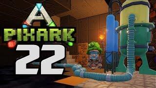 PETROLEUM SLIME INCUBATOR! - Let's Play PixARK Gameplay Part 22 (PixARK Pooping Evolved Building)