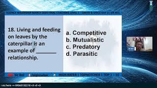 Science Majorship | Level 1 Final Coaching | Earth and Space Day 3 | Sir Ikel