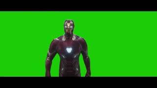 Iron man nano technology green screen