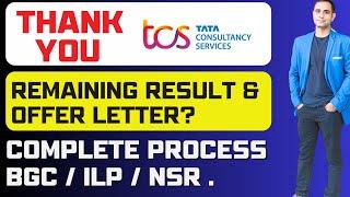 TCS - Thank You ️ | Remaining Result & Offer Letter | After Offer Letter Process 