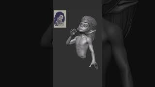 Elfquest Skywise Short sculpting ZBrush