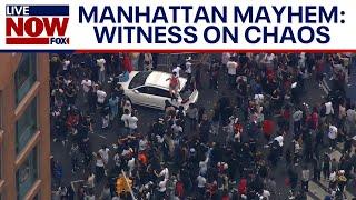 Kai Cenat riot: Witness details mayhem amid Union Square Park giveaway | LiveNOW from FOX