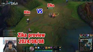 Zika proview 2024/08/08 jayce aurora Korea challenger | LNG Zika 第一视角