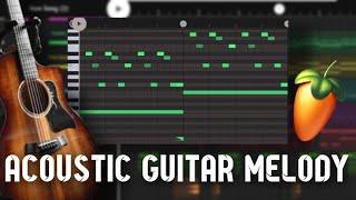 Acoustic guitar melody type beat ( Fl studio mobile )