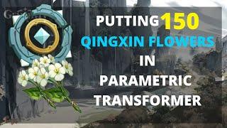 Putting 150 Qingxin Flowers in Parametric Transformer | Genshin Impact