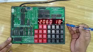 Multiplication of two 8 bit numbers using 8085 Microprocessor Trainer Kit VMC 8501P | Prog in lab