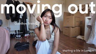 I'M MOVING: leaving my UNI flat & moving to LONDON  ep 1.